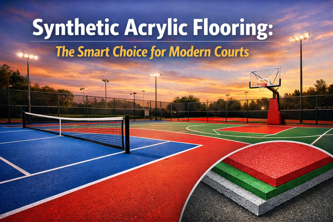 synthetic acrylic flooring